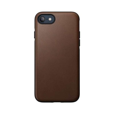 NOMAD Leather Case Modern Rugged rustic for Apple iPhone SE 2022,2020,iPhone 7, 8 - BROWN - NM01200185